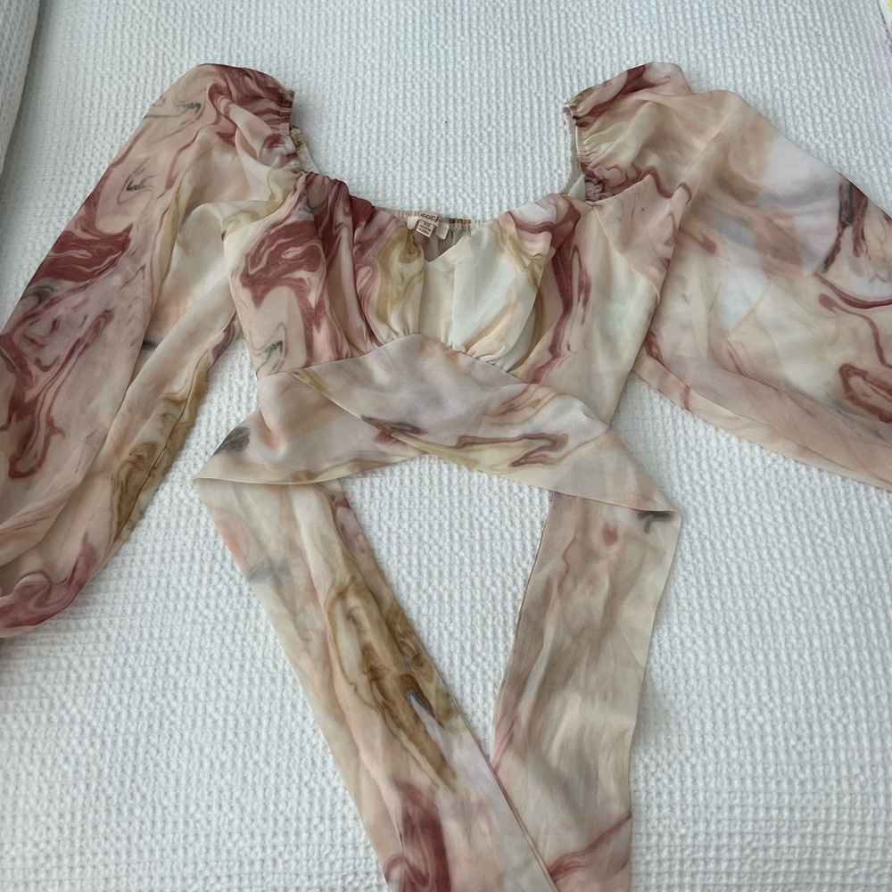 Wrap around blouse size S